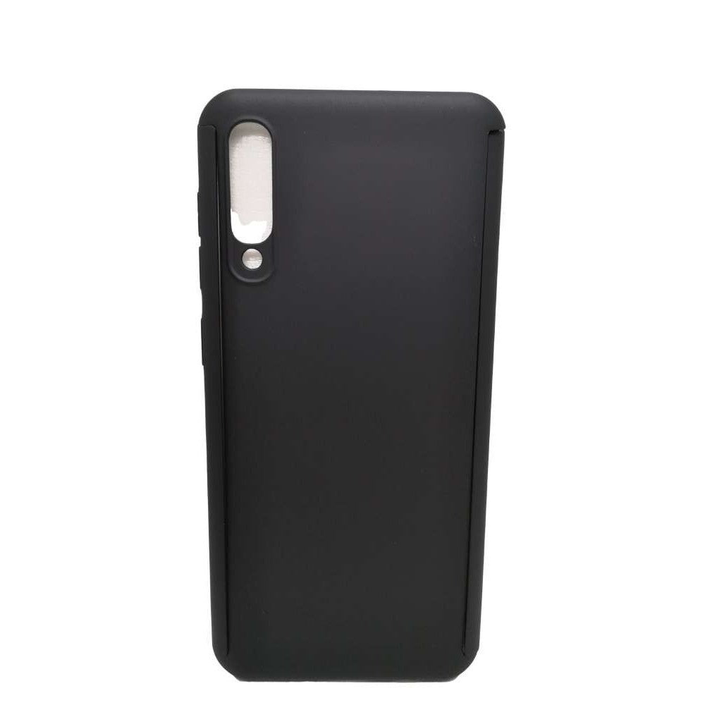 Husa de protectie Flippy compatibila cu Samsung Galaxy A50 Full Cover 360 Negru + Folie de protectie - vivimall.ro
