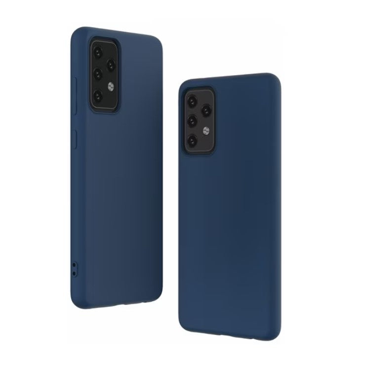 Husa de protectie Flippy compatibila cu Samsung Galaxy A52 Matte Tpu Albastru inchis - vivimall.ro