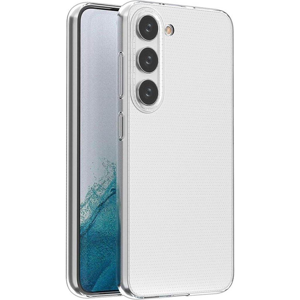 Husa de Protectie, Vivimall, Compatibila cu Samsung Galaxy S23 FE 5G, TPU, Transparent - vivimall.ro