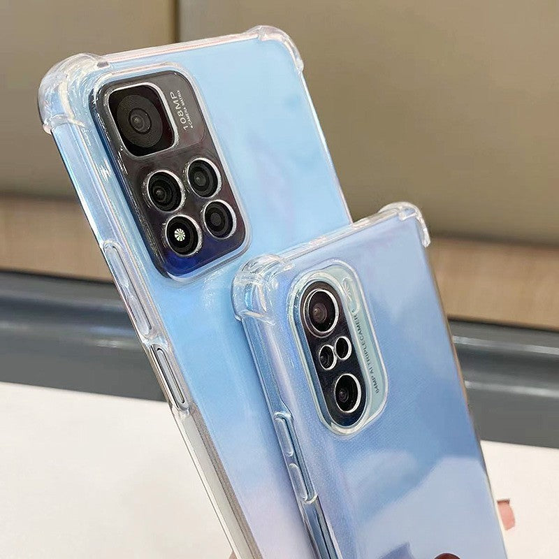 Detaliu colț Air Bag husă TPU Xiaomi Redmi Note 13 Pro Plus, protecție la căderi