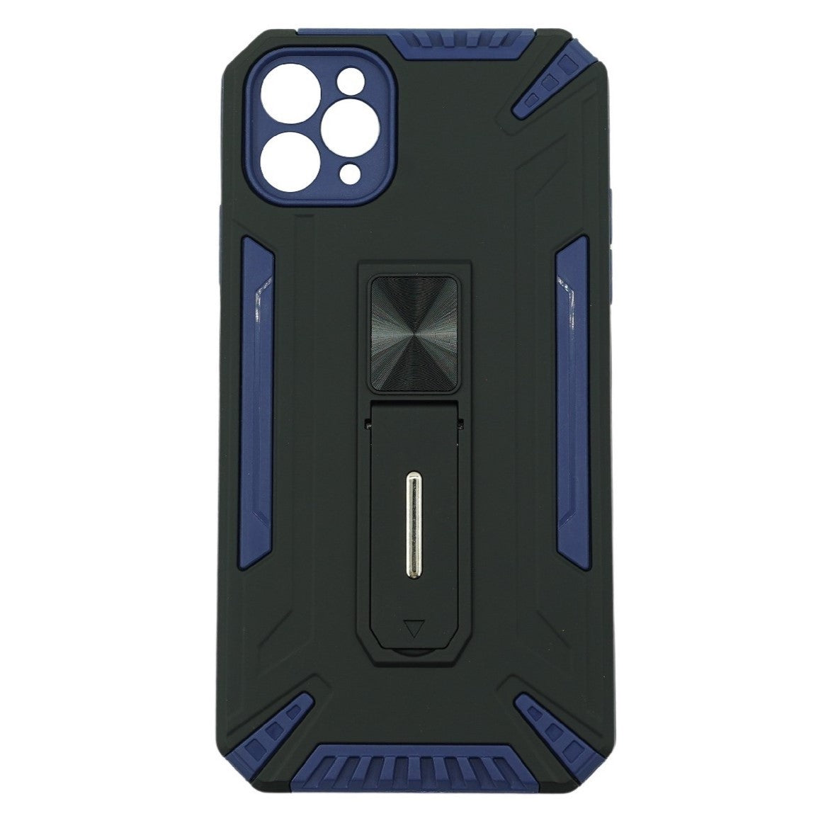 Husa de protectie Flippy pentru Apple iPhone 12 Defender Sergeant Brave cu suport, Albastru inchis - vivimall.ro