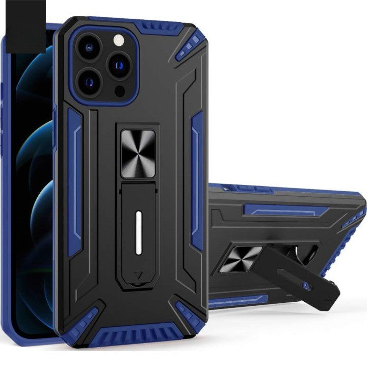 Husa de protectie Flippy pentru Apple iPhone 13 Pro Max Defender Sergeant Brave cu suport,Albastru - vivimall.ro