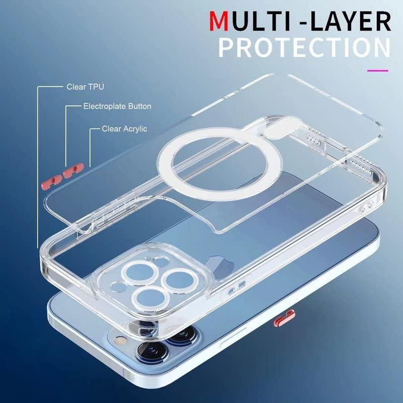 Husa de Protectie, Vivimall, pentru Apple iPhone 16 Plus, MagSafe, TPU, Antisoc, Rezistenta la Impact, Protectie Camera, Transparent - vivimall.ro