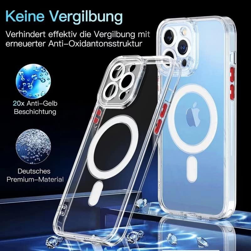 Husa de Protectie, Vivimall, pentru Apple iPhone 16 Plus, MagSafe, TPU, Antisoc, Rezistenta la Impact, Protectie Camera, Transparent - vivimall.ro
