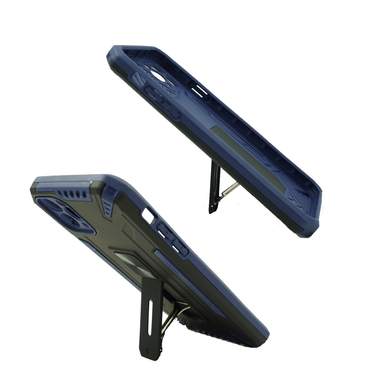 Husa de protectie Flippy pentru Apple iPhone 7/8G/SE 2020 Defender Sergeant Brave cu suport, Albastru inchis - vivimall.ro