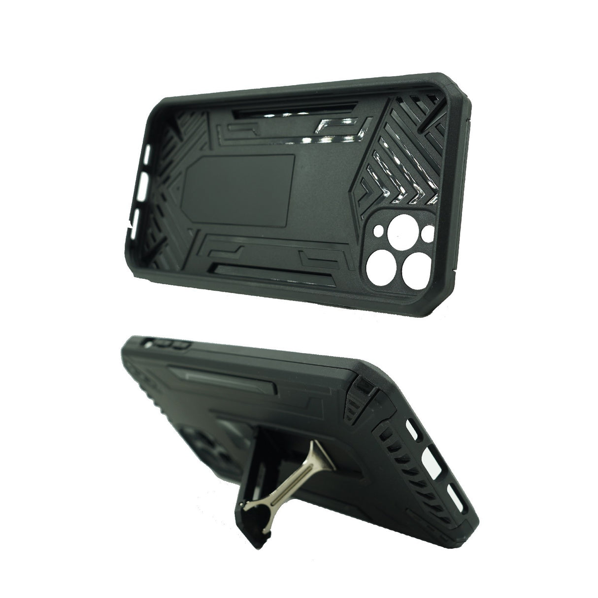 Husa de protectie Flippy pentru Apple iPhone 7/8G/SE 2020 Defender Sergeant Brave cu suport, Negru - vivimall.ro