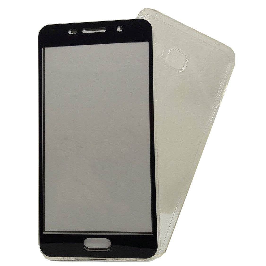 Husa de protectie Flippy® pentru Samsung A3 2016 Full Tpu 360 V2 Transparent cu margini negre - vivimall.ro