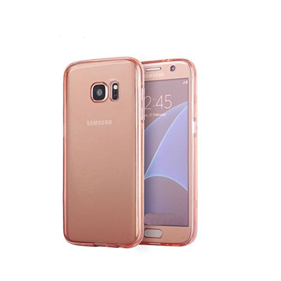 Husa de protectie Flippy® pentru Samsung A3 2017 Full Tpu 360 Roz Auriu - vivimall.ro