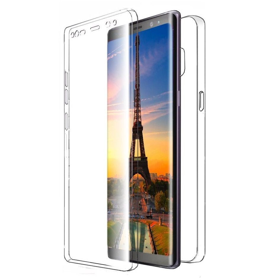 Husa de protectie Flippy® pentru Samsung Note 8 Full Tpu 360 V2 Transparent - vivimall.ro