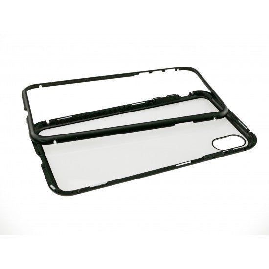 Husa de protectie Magnetic 360 pentru Apple iPhone X, Negru - vivimall.ro