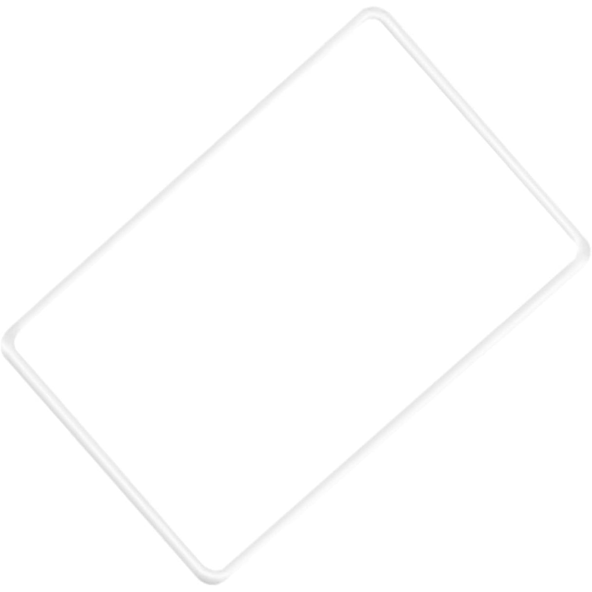 Husa de Protectie Margini Ecran Frontal Tesla, Flipp, Compatibil cu Tesla Model 3/Y, din TPE, Alb - vivimall.ro