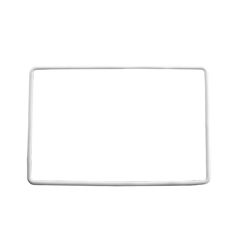 Husa de Protectie Margini Ecran Frontal Tesla, Flipp, Compatibil cu Tesla Model 3/Y, din TPE, Alb - vivimall.ro
