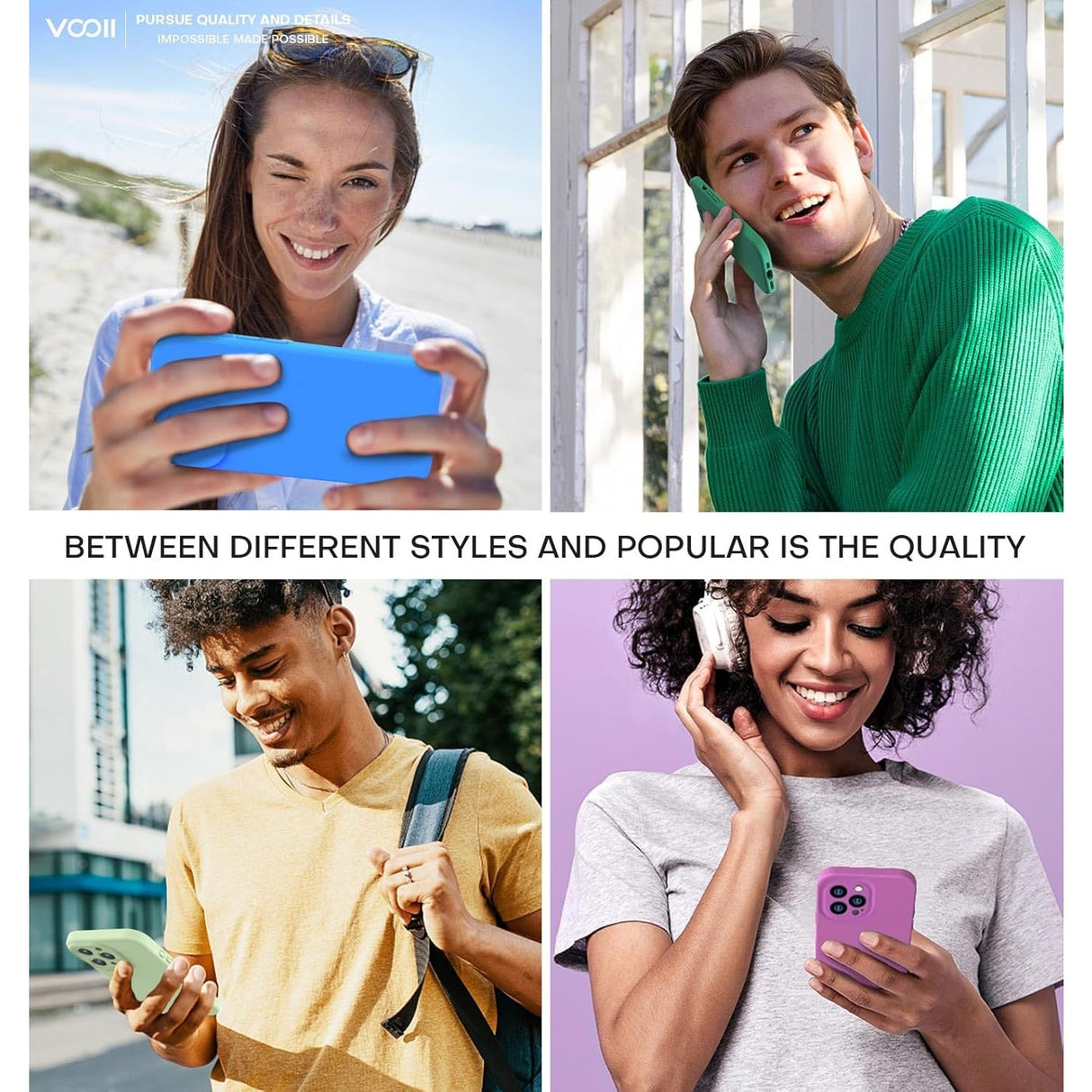 Husa de Protectie Matte TPU, Vivimall, pentru Apple iPhone 16 Pro, Protectie Camera, Antisoc, Antizgariere, Antialunecare, Acoperire Completa, Verde - vivimall.ro