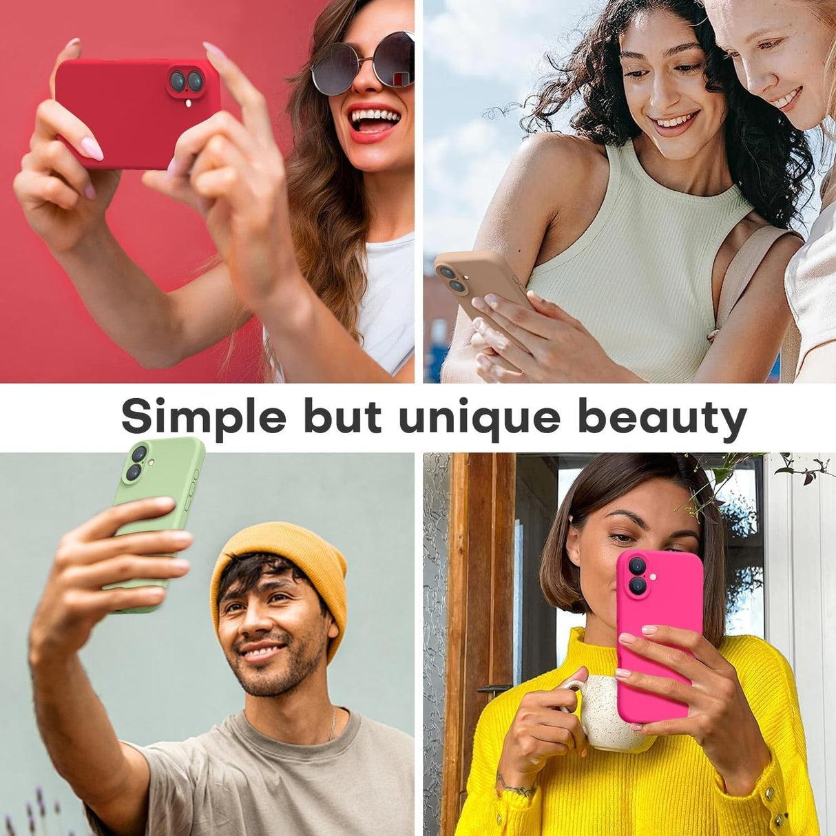 Husa de Protectie Matte TPU, Vivimall, pentru Apple iPhone 16, Protectie Camera, Antisoc, Antizgariere, Antialunecare, Acoperire Completa, Verde - vivimall.ro
