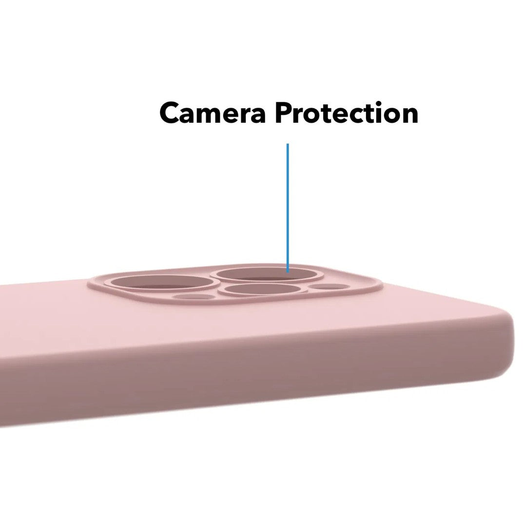 Husa de Protectie Matte TPU, Vivimall, pentru Xiaomi Redmi 12 Pro, Protectie Camera, Antisoc, Antizgariere, Antialunecare, Acoperire Completa, Roz - vivimall.ro