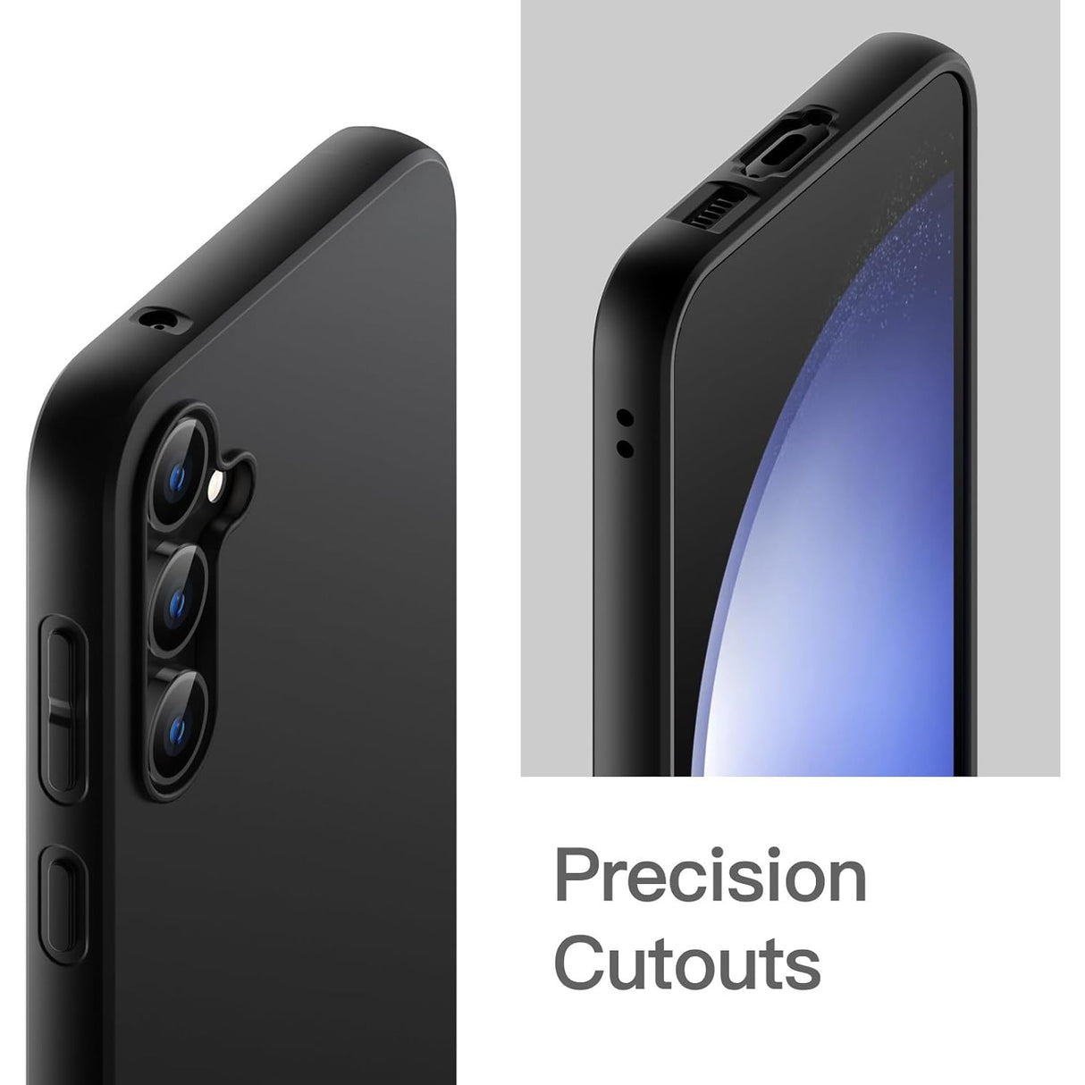 Husa de Protectie Matte TPU, Vivimall, pentru Xiaomi Redmi 13C, Protectie Camera, Antisoc, Antizgariere, Antialunecare, Acoperire Completa, Negru - vivimall.ro