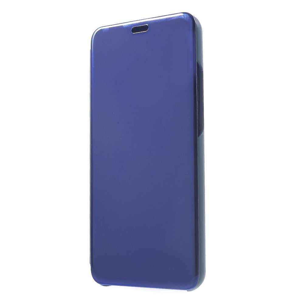Husa de protectie pentru Huawei P Smart Flip Cover Oglinda Albastru - vivimall.ro