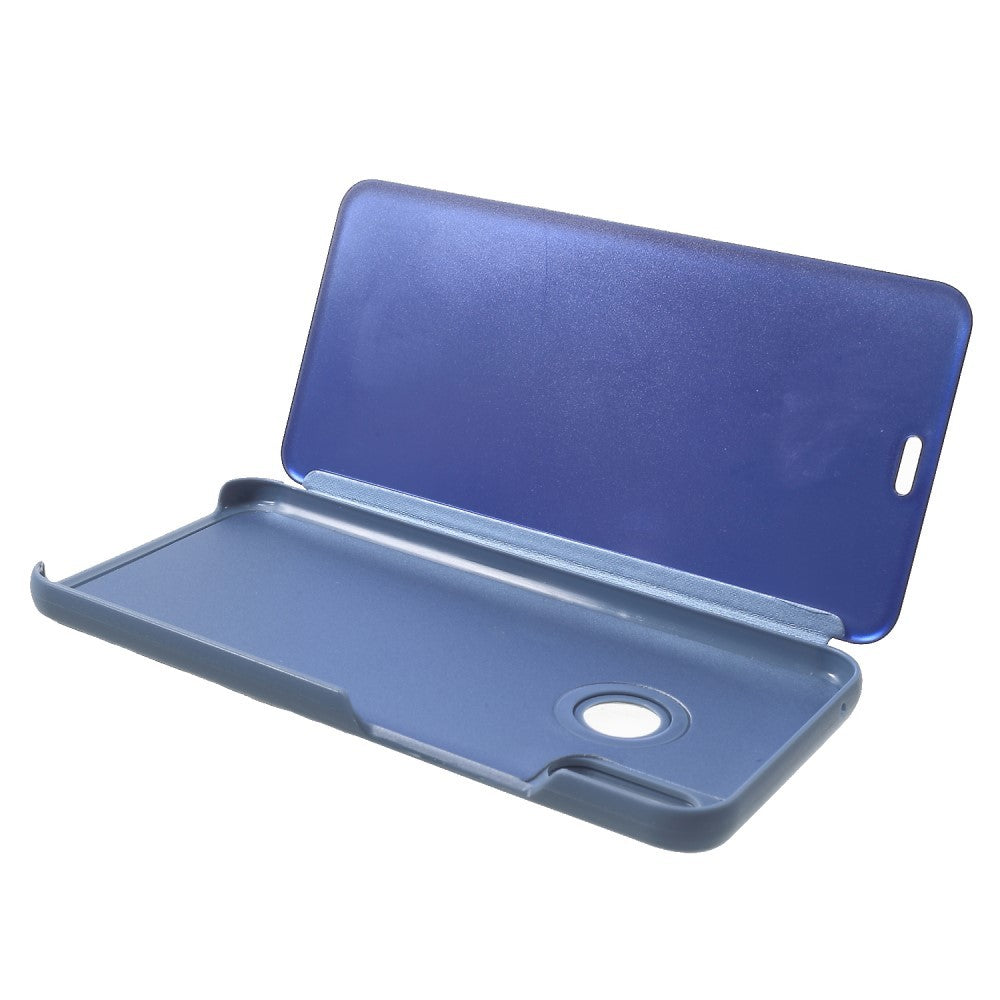 Husa de protectie pentru Huawei P Smart Flip Cover Oglinda Albastru - vivimall.ro