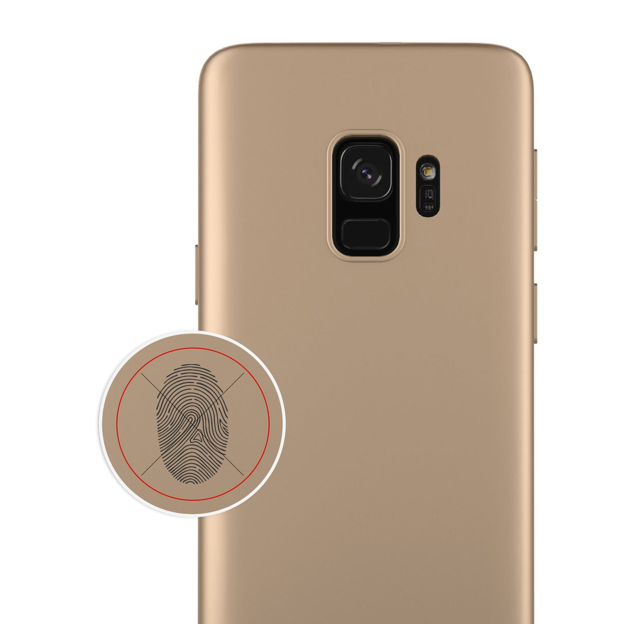 Husa de protectie pentru Samsung Galaxy S9 Luxury Case Auriu - vivimall.ro