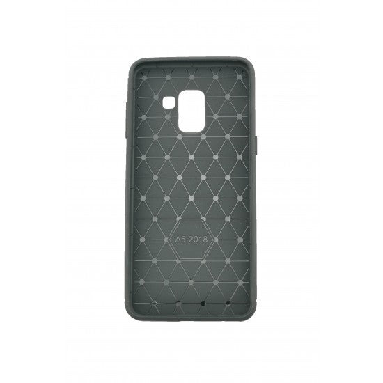 Husa de protectie Tpu, carbon, pentru Samsung Galaxy A6 2018, Negru - vivimall.ro