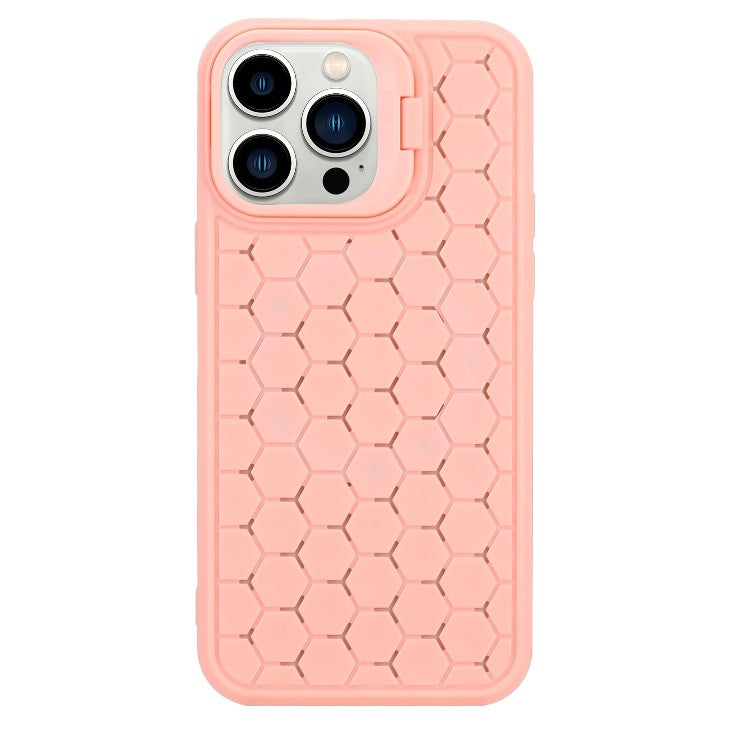 Husa de Protectie TPU, Vivimall, pentru Apple iPhone 15 Plus, 3D Cube, cu Inel, Protectie Camera, Antisoc, Antizgariere, Antialunecare, Acoperire Completa, Roz - vivimall.ro