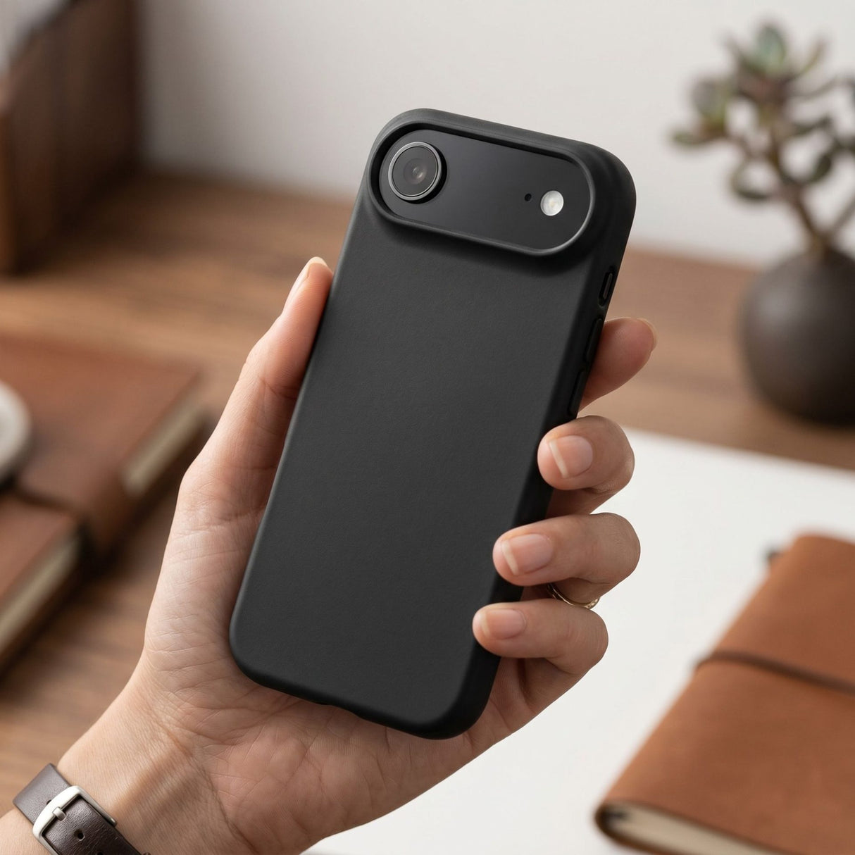 Husa de Protectie Telefon, Flippy, Compatibila cu iPhone 17 Air, Silicon Premium Antisoc, Protectie Completa 360, Design Modern, Anti-Zgirieturi, Interior Microfibra, Negru - vivimall.ro