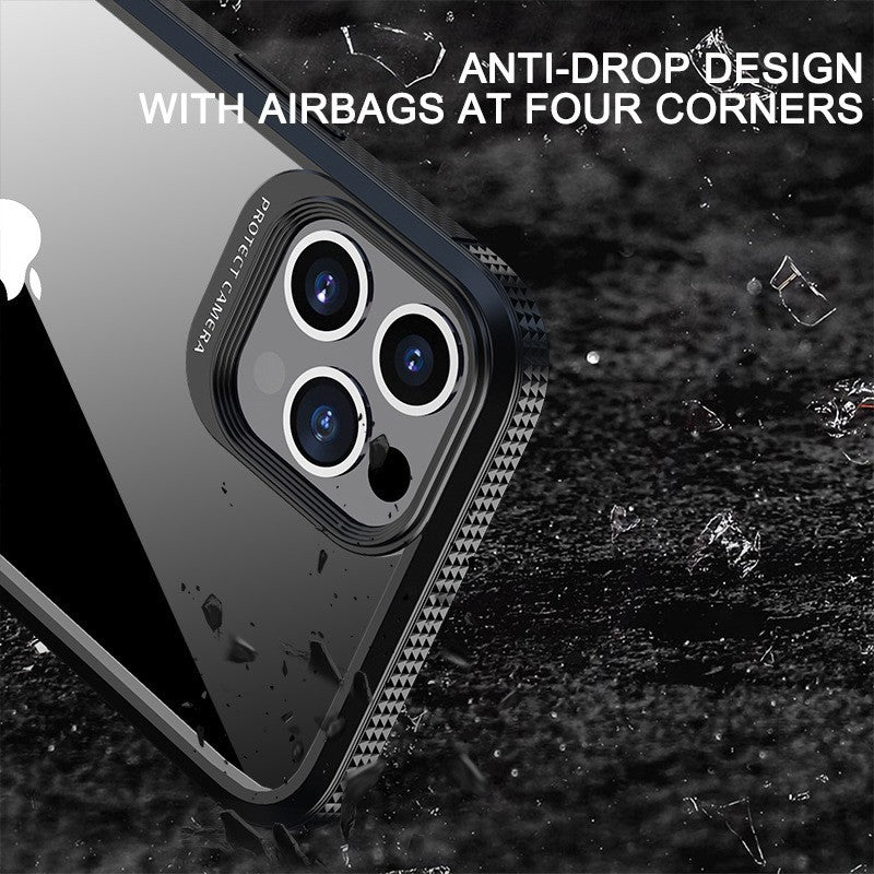 Husa Hibrid Defender MG Series pentru iPhone 14 Plus, Flippy, Protectie Antisoc, Negru - vivimall.ro