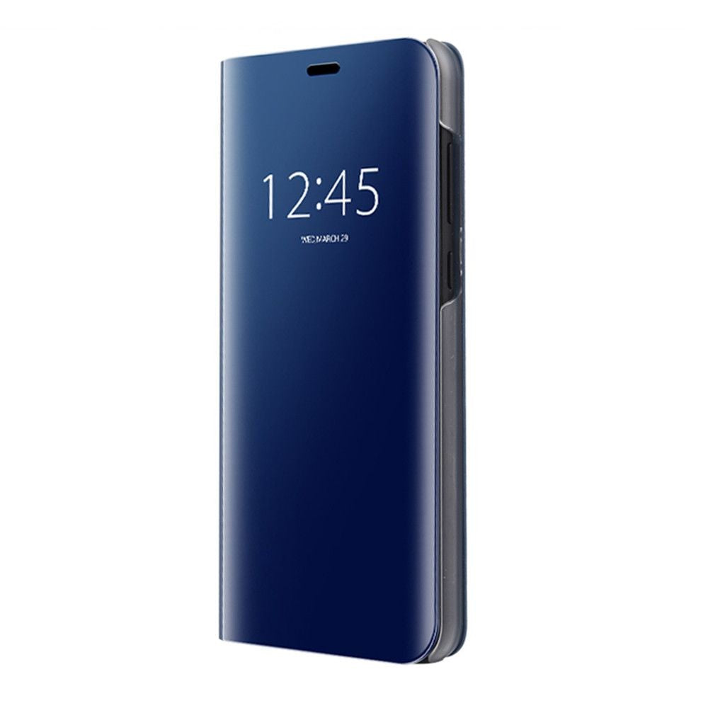 Husa Huawei P20 Lite Flip Cover Oglinda Albastru - vivimall.ro