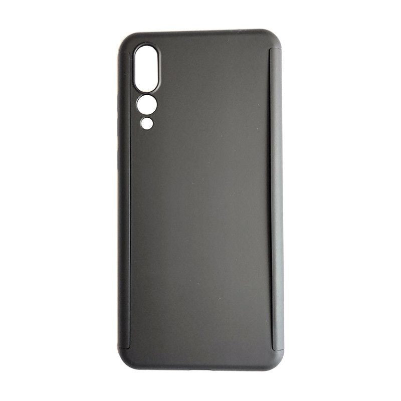 Husa Huawei P20 Pro Full Cover 360 Negru + Folie de protectie - vivimall.ro