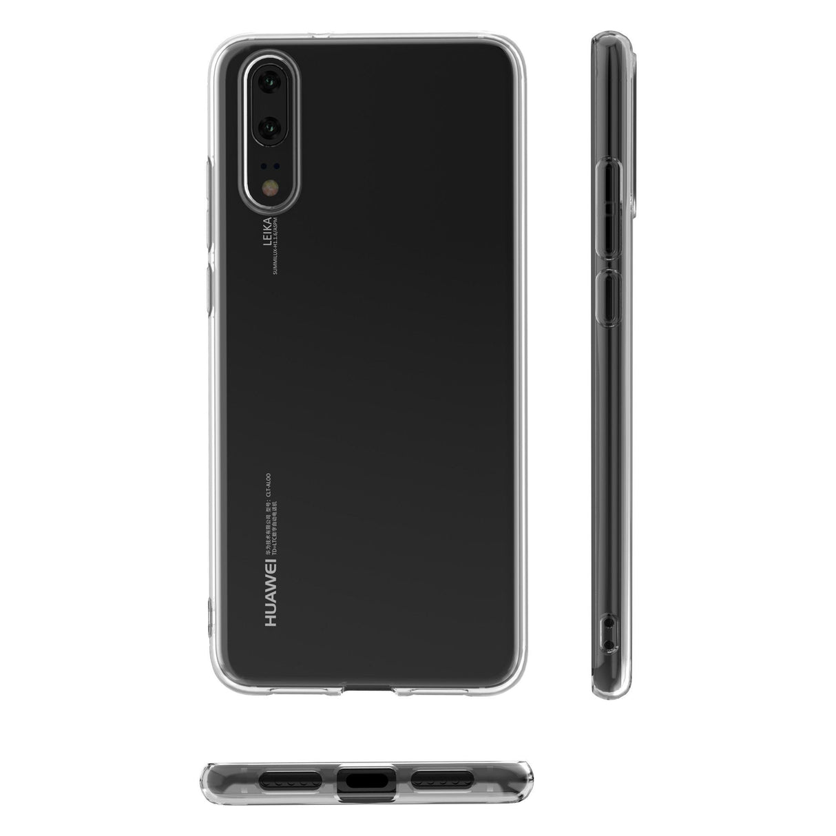 Husa Huawei P20 Tpu Transparent 1 mm - vivimall.ro