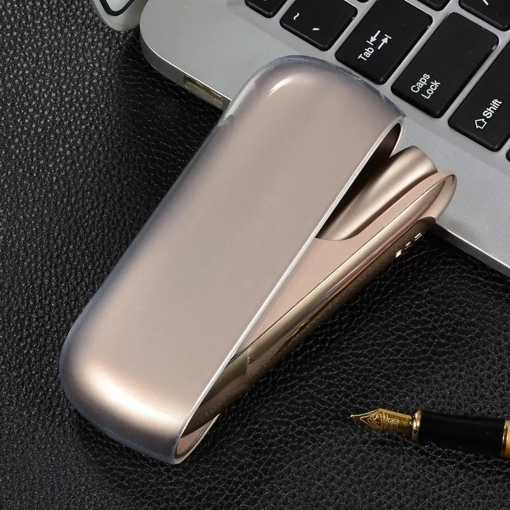 Husa Vivimall pentru IQOS 3.0 DUO, de Protectie, Anti Soc si Zgarieturi, din Silicon, 12 x 4.5 cm, Transparent - vivimall.ro