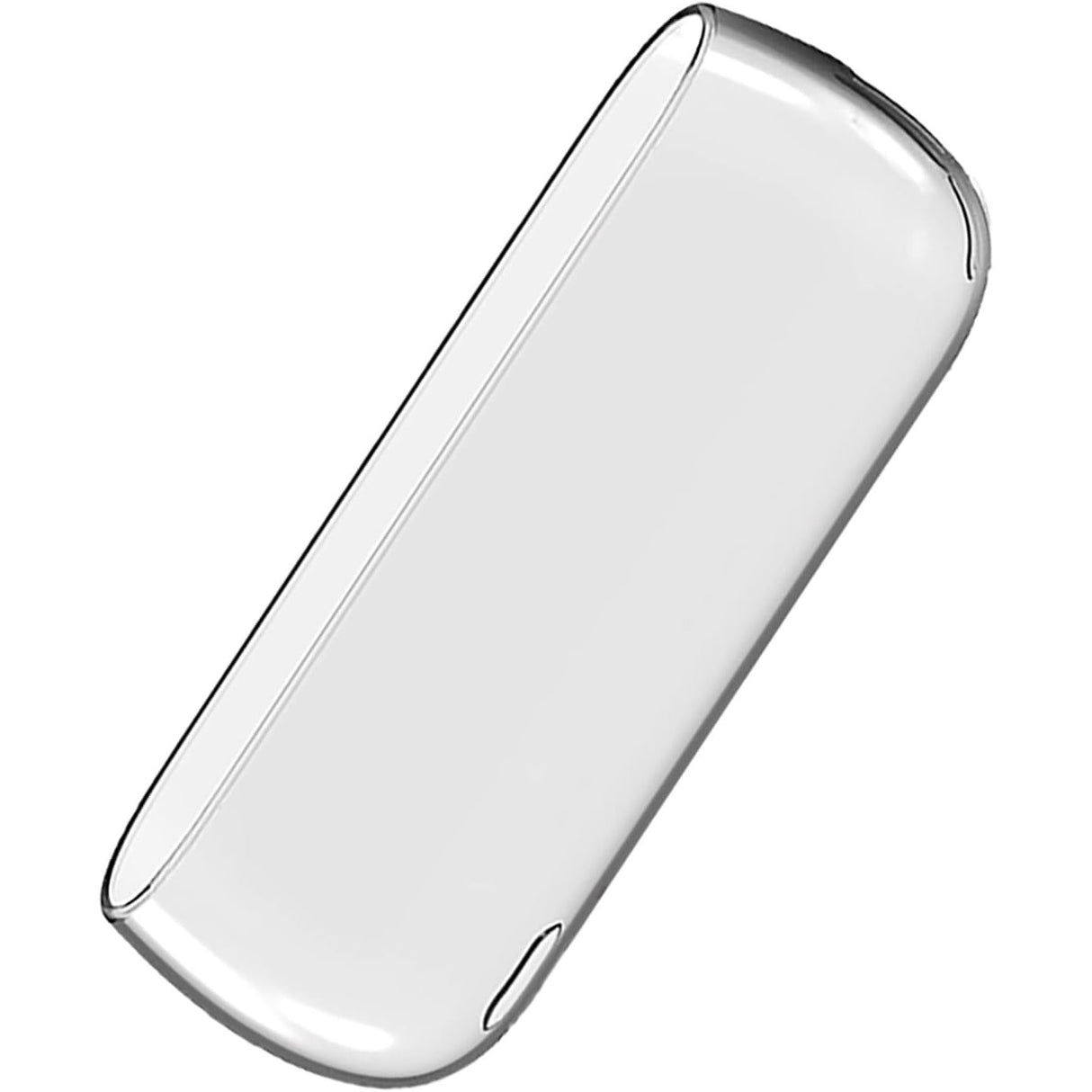 Husă TPU transparent IQOS Iluma, detaliu suprafață anti-alunecare și prindere ergonomică