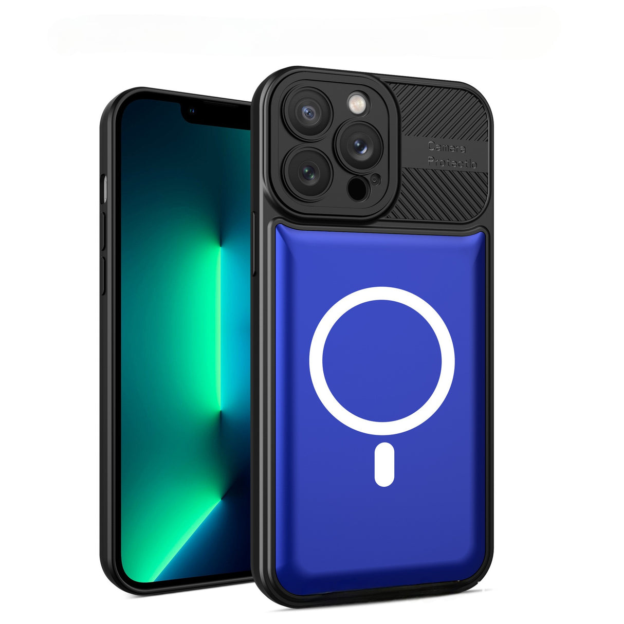 Husa pentru Apple iPhone 14 Pro Max MagSafe, Urban Armor, Flippy, Albastru, suport magnetic - vivimall.ro