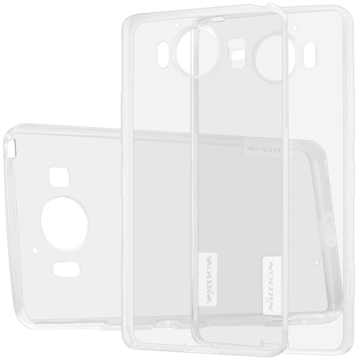 Husa Microsoft Lumia 950 Nillkin Nature Transparent - vivimall.ro