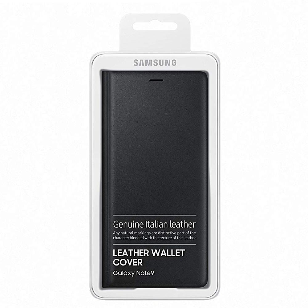 Husa Originala Samsung Galaxy Note 9 Flip Cover Negru - vivimall.ro