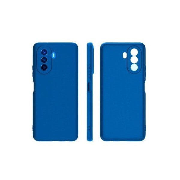 Husa pentru Huawei NOVA Y70, Flippy, Liquid Silicone, cu Microfibra pe interior, Protectie Antisoc, Navy Blue - vivimall.ro