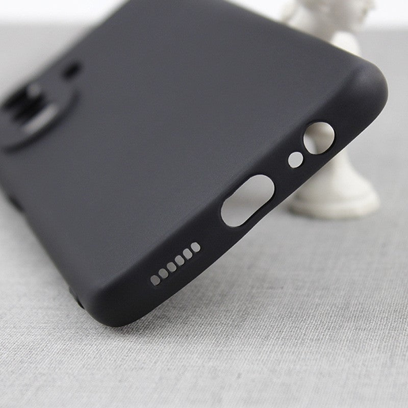 Husa pentru Huawei NOVA Y70, Flippy, Liquid Silicone, cu Microfibra pe interior, Protectie Antisoc, Negru - vivimall.ro