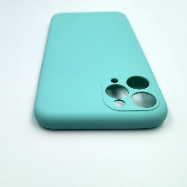 Husa pentru Samsung Galaxy S22, Flippy, Liquid Silicone, cu Microfibra pe interior, Protectie Antisoc, Albastru deschis - vivimall.ro