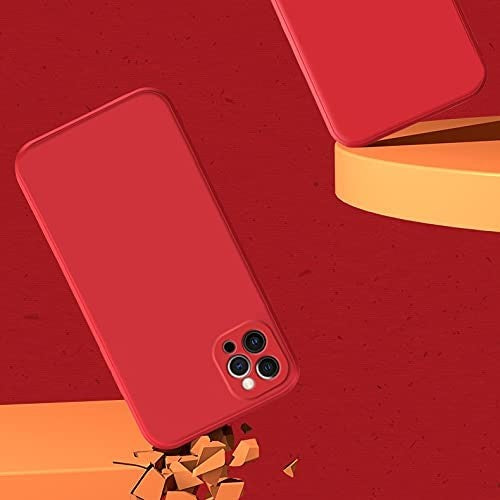 Husa protectie compatibila cu Apple iPhone 11 Pro Max Liquid Silicone Case Rosu - vivimall.ro