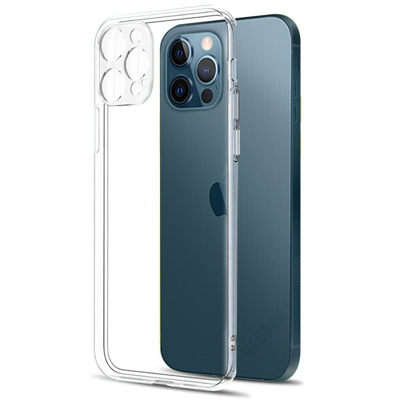 Husa protectie compatibila cu Apple iPhone 12 Protect Plus Transparent - vivimall.ro