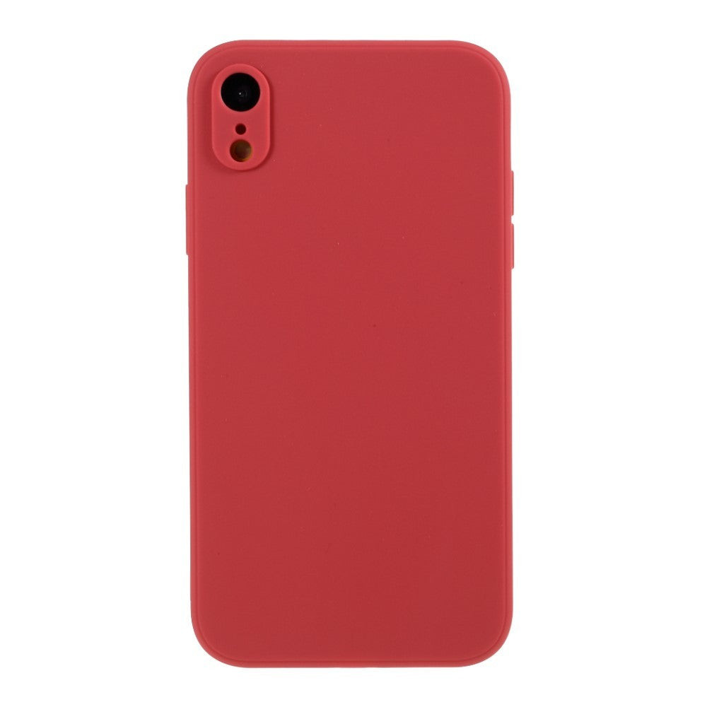 Husa protectie compatibila cu Apple iPhone XR Liquid Silicone Case Rosu - vivimall.ro