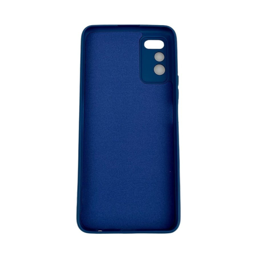 Husa protectie compatibila cu Huawei Enjoy Z Liquid Silicone Case Albastru inchis - vivimall.ro