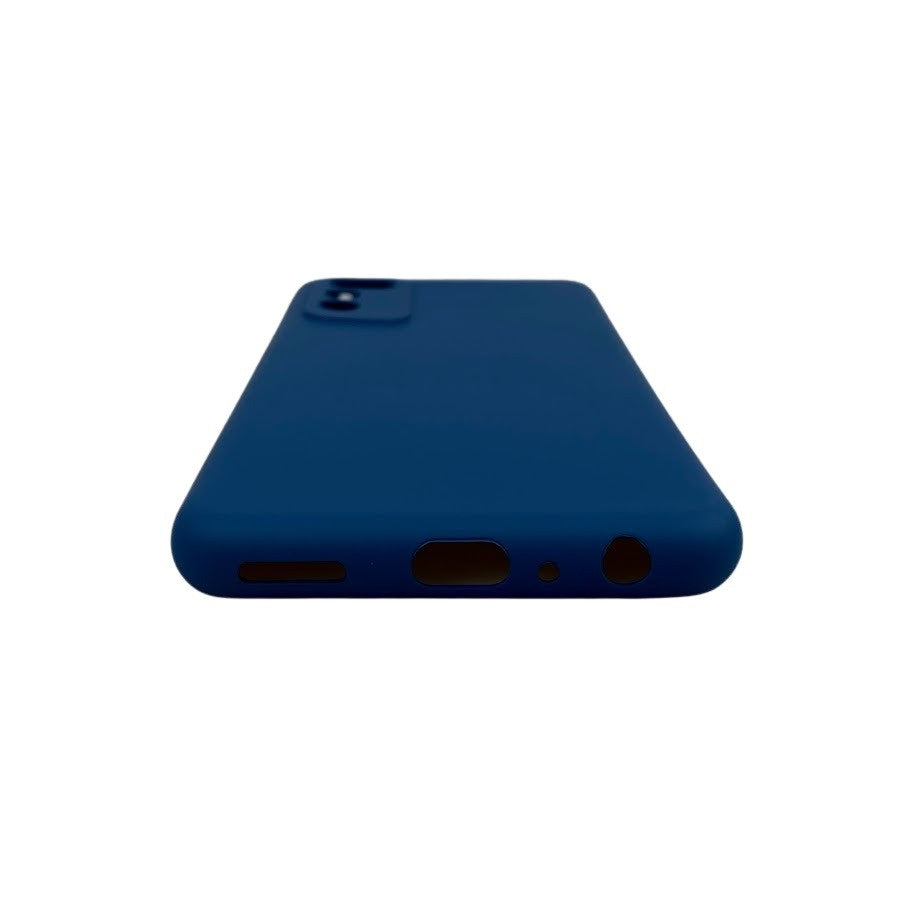Husa protectie compatibila cu Huawei Enjoy Z Liquid Silicone Case Albastru inchis - vivimall.ro