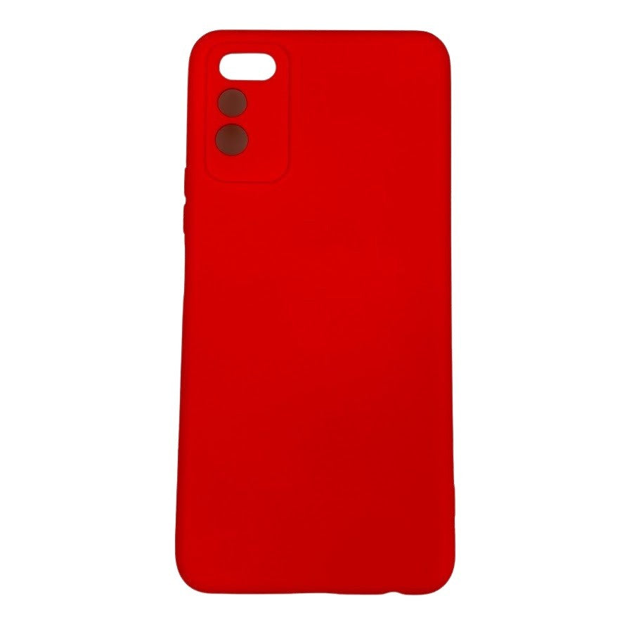 Husa protectie compatibila cu Huawei Enjoy Z Liquid Silicone Case Rosu - vivimall.ro