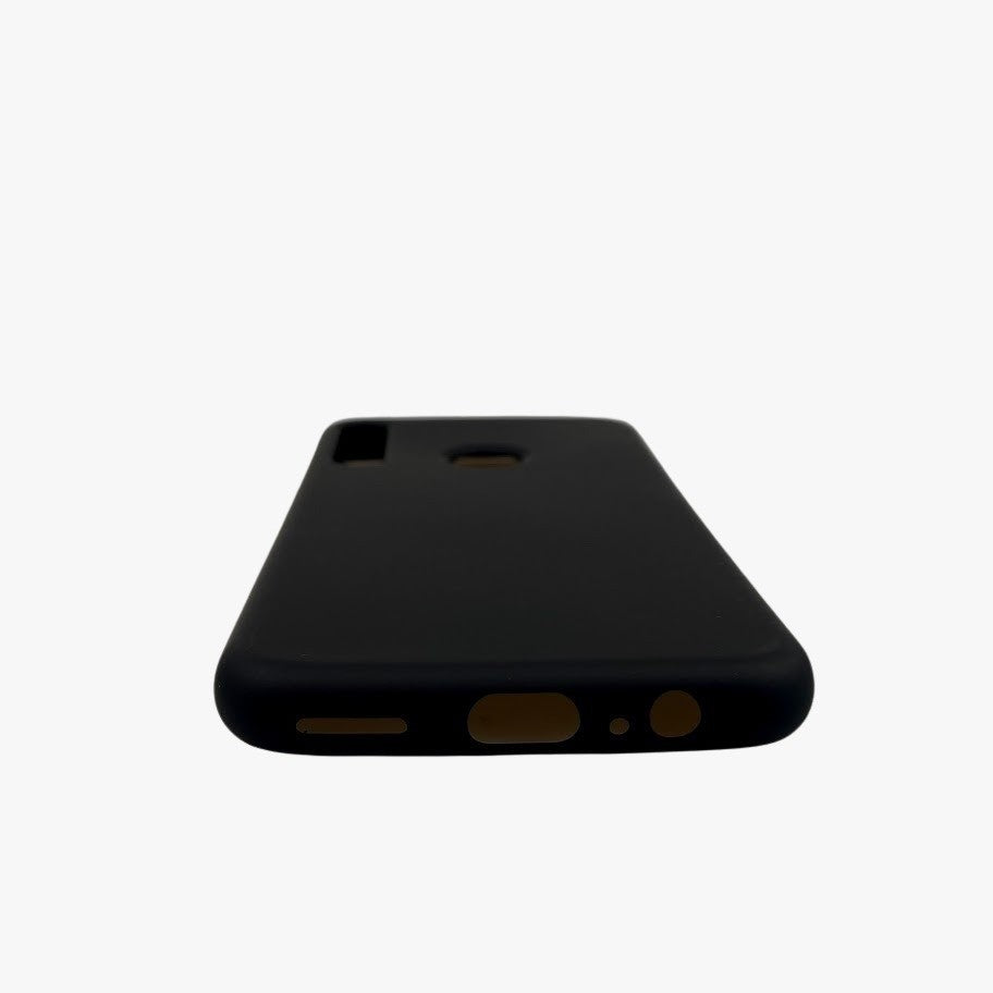 Husa protectie compatibila cu Huawei P40 Lite E Liquid Silicone Case Negru - vivimall.ro