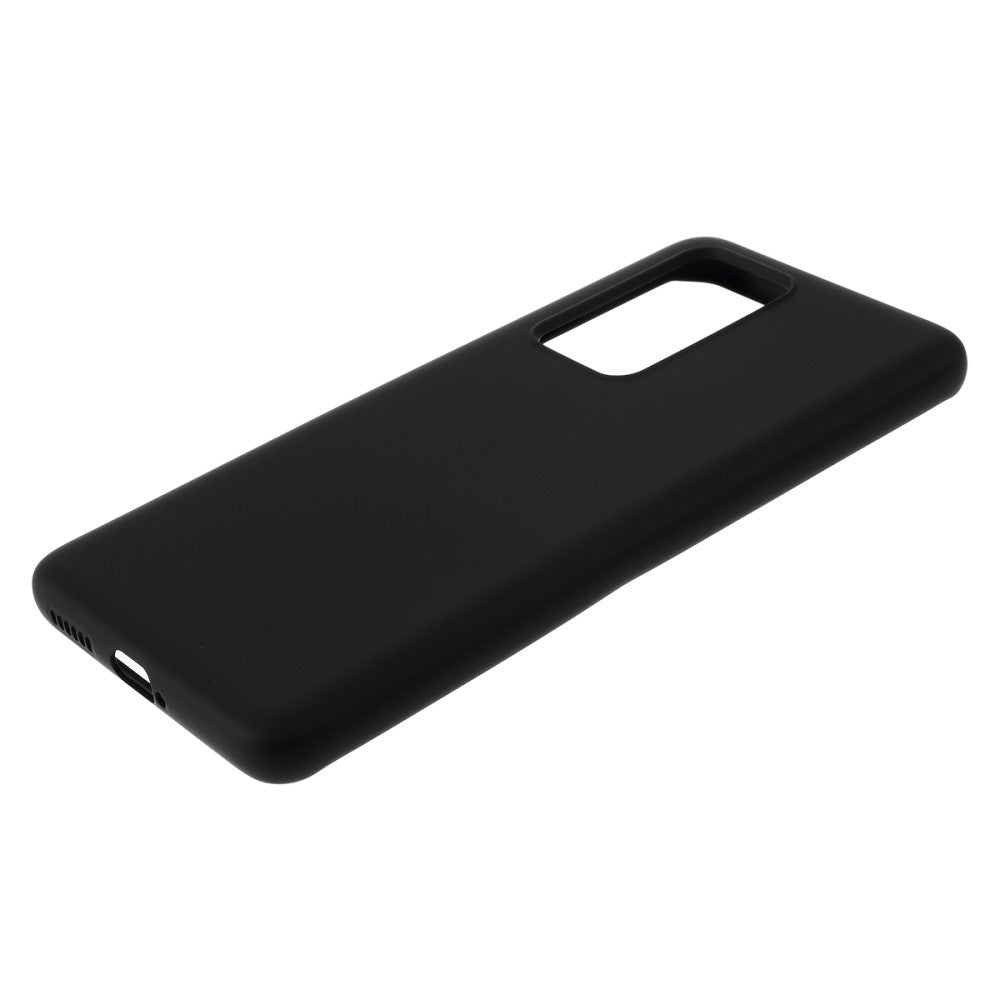 Husa protectie compatibila cu Huawei P40 Pro Liquid Silicone Case Negru - vivimall.ro