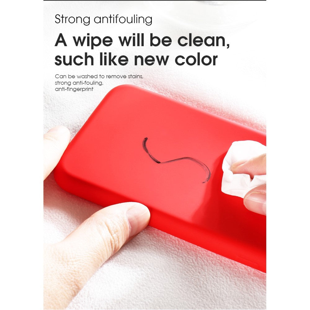 Husa protectie compatibila cu Samsung S20 Liquid Silicone Case Rosu - vivimall.ro