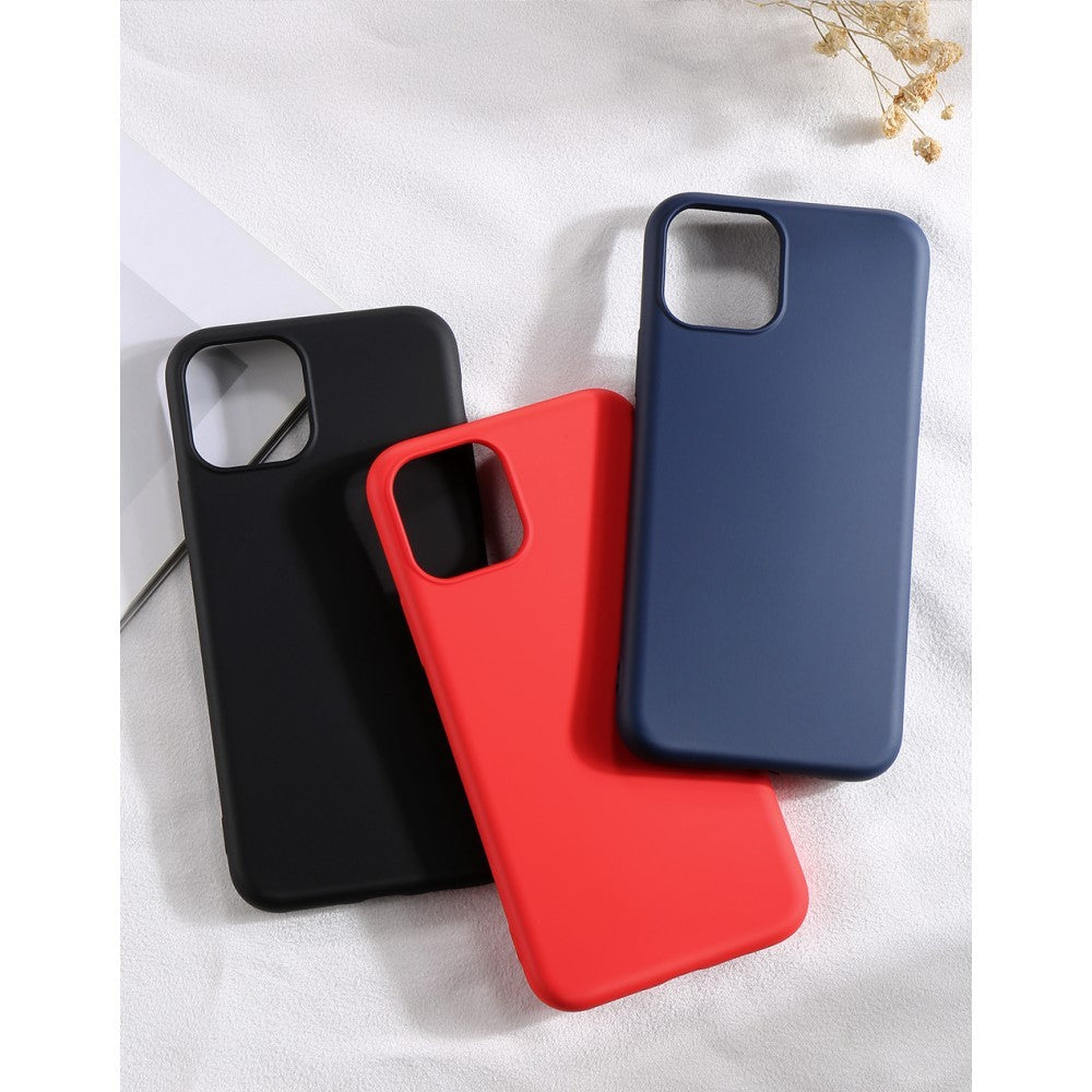 Husa protectie Flippy compatibila cu Apple iPhone 11 Liquid Silicone Case Rosu - vivimall.ro