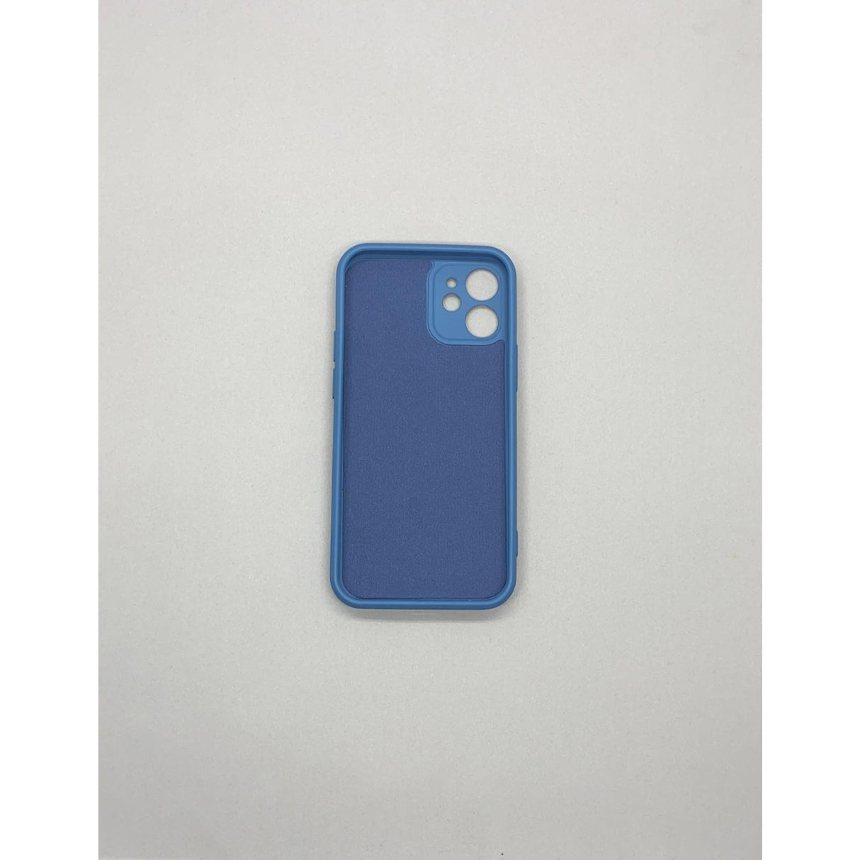 Husa protectie Flippy compatibila cu Apple iPhone 12 Liquid Silicone Ring cu suport rotativ Albastru - vivimall.ro