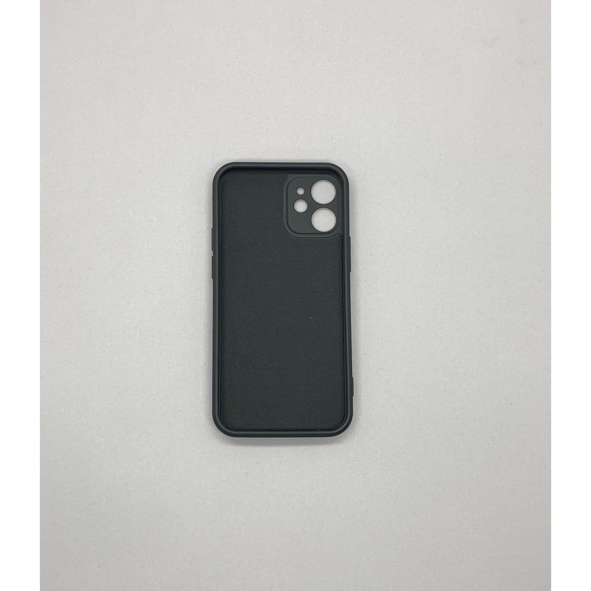 Husa protectie Flippy compatibila cu Apple iPhone 12 Mini Liquid Silicone Ring cu suport rotativ Negru - vivimall.ro